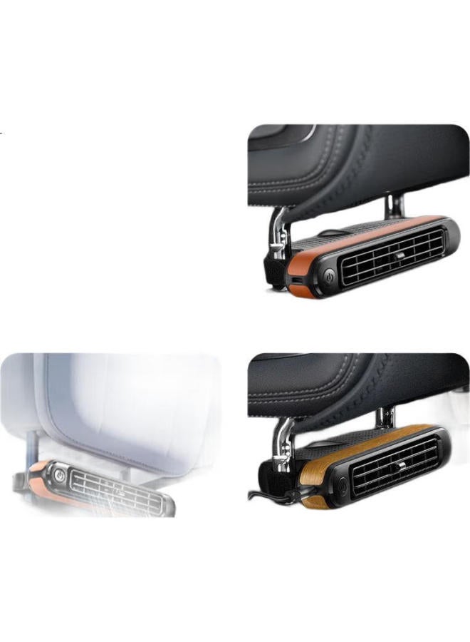 DiGallen Digalun Car Turbo Electric Fan, Rear Seat Ventilation Fan, Powerful Cooling, Usb Car Fan - Image 1