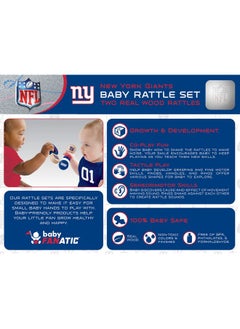 MasterPieces NFL New York Giants Natural Wood, Non-Toxic, BPA, Phthalates, & Formaldehyde Free, Baby Rattle Set, 2 Pieces - pzsku/Z29A3574539DC28C6863EZ/45/_/1737032159/ac817005-1f0c-4bc5-9057-18530a8cd870