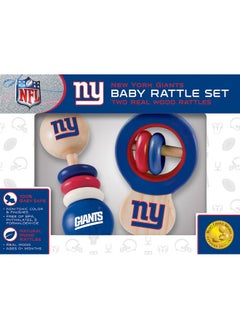 MasterPieces NFL New York Giants Natural Wood, Non-Toxic, BPA, Phthalates, & Formaldehyde Free, Baby Rattle Set, 2 Pieces - pzsku/Z29A3574539DC28C6863EZ/45/_/1737032164/dbddc0a3-d880-4fe9-9a11-286b277a1650