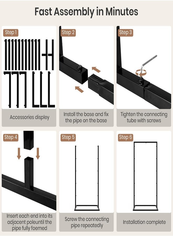 IPOW Wedding Sign Holder, Adjustable Welcome Wedding Sign Stand with Leather Sign Hanging Strap, Heavy Duty Easel Stand for Sign, Wedding Seating Chart Stand, Easel for Display, Square Backdrop Stand Black - Image 5