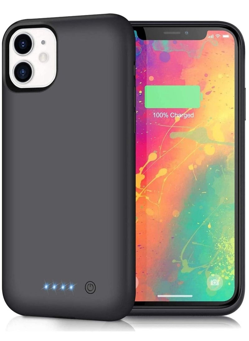 Battery Case for iPhone 11 Pro Max, 4500mAh Protective Portable Charging Case, Rechargeable Extended Battery Pack Power Backup Cover for Apple - Image 1
