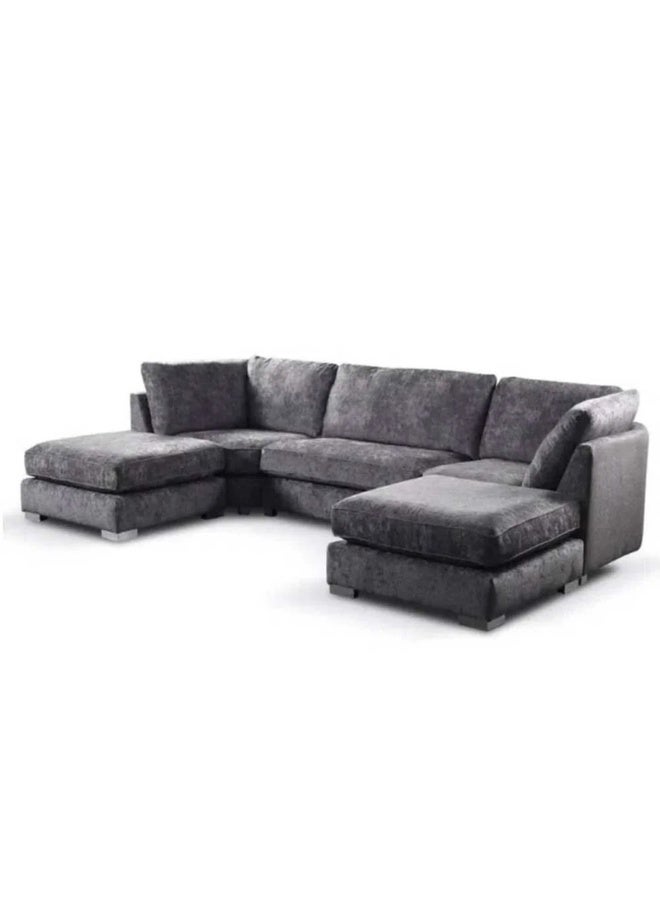 KUSTOMDECO Haawa 3 Seater Upholstered Modular U-Shape sofa - Customizable Sectional Sofa for Living Room, Premium Upholstery, L-Shape Design - Image 3