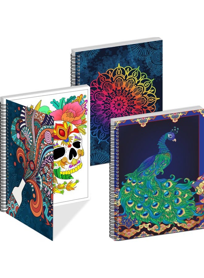 Kalysky Adult Coloring Books Set:3 Coloring Books for Adults Animal Flowers & Other Themes Designs.Coloring Books for Adults to Relax and Relieve Anxiety - Image 1