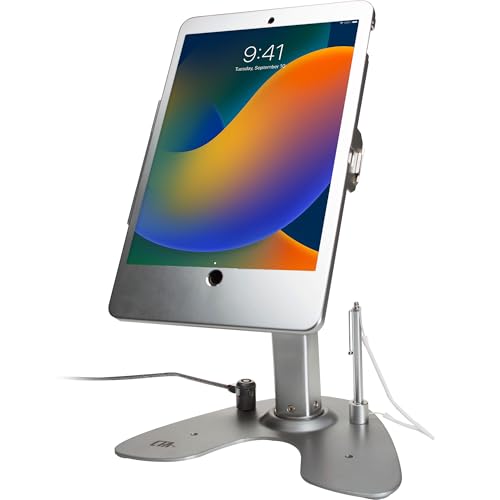 CTA Digital حامل كشك مزدوج – حامل كشك أمان مزدوج من CTA مع صندوق قفل وكابل لجهاز iPad الجيل 7/8/9 10.2" (PAD-ASK10) - Image 1
