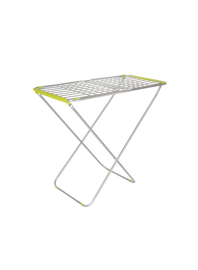 Royalford Aluminium Cloth Dryer Durable Rust Proof Iron Wire And Frame Easy Folding Sturdy Sleek And Heavy Storage Silver - Image 3