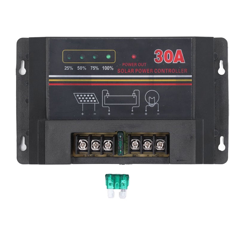 Solar Charge Discharge Controller High Speed CPU Microprocessor Multiple Protections Data Transmission 12V Solar Controller30A - Image 1