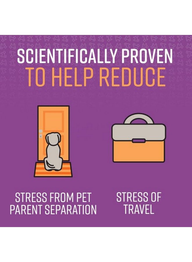 Sentry Calming Chews for Dogs, Calming Aid Helps to Manage Stress & Anxiety, with Pheromones That May Help Curb Destructive Behavior & Separation Anxiety, Calming Health Supplement for Dogs, 60 Count - Image 2