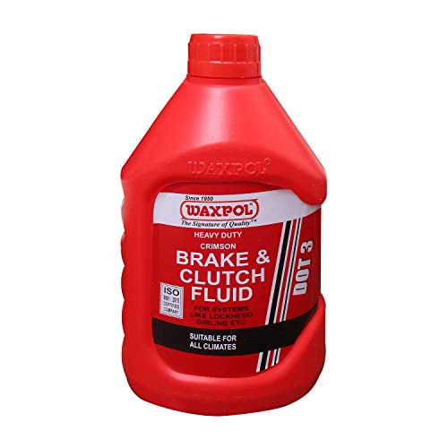 Waxpol DOT 3 Brake & Clutch Fluid 1L (for Disc & Drum Brake Including ABS System,Hydraulic Clutch System) - Image 1