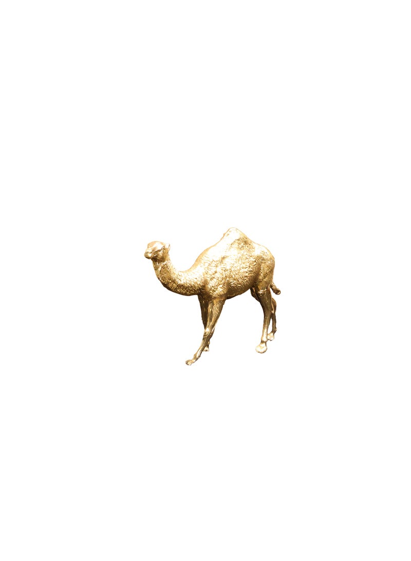 This handcrafted solid brass camel sculpture - Image 4