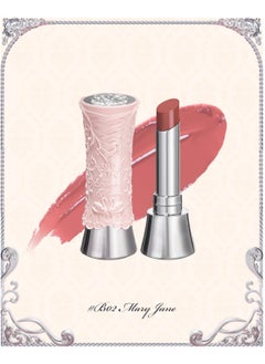 Flower Knows Swan Ballet Solid Lip Glaze Mirror Lipstick Professional Makeup Lip-gloss Moisturizing Korean Hydrating Lipstick (B02 Mary Jane)  - Image 1