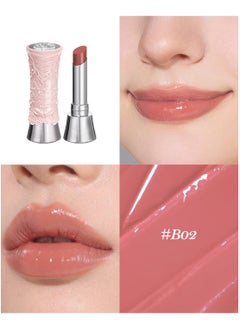 Flower Knows Swan Ballet Solid Lip Glaze Mirror Lipstick Professional Makeup Lip-gloss Moisturizing Korean Hydrating Lipstick (B02 Mary Jane)  - Image 2