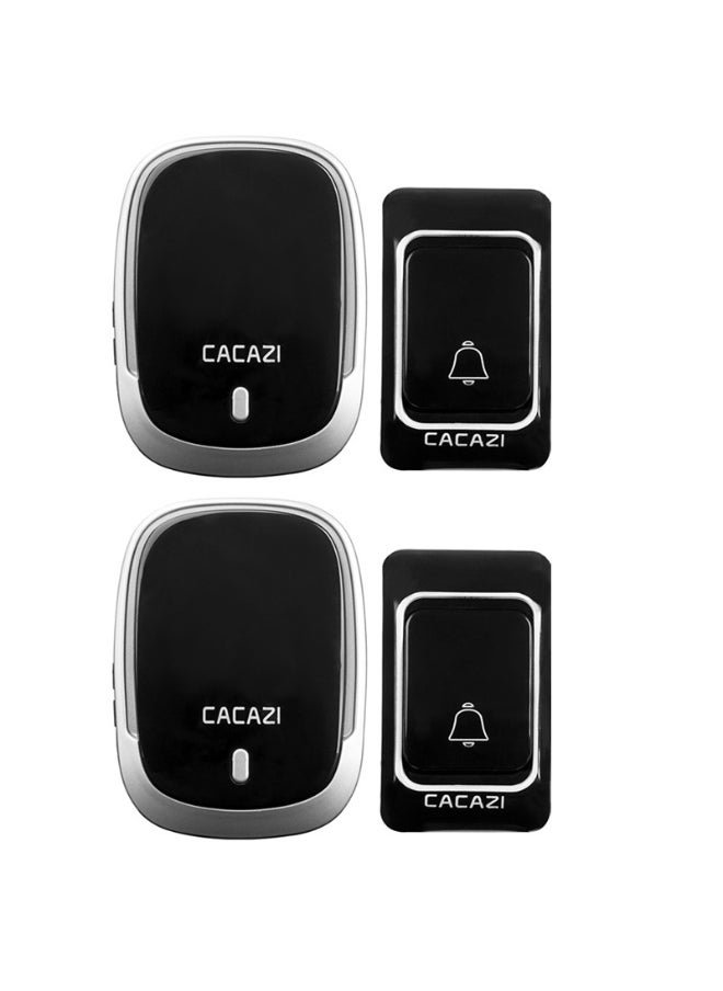 CACAZI Home Remote Wireless Doorbell Ac Electronic Remote Doorbell 