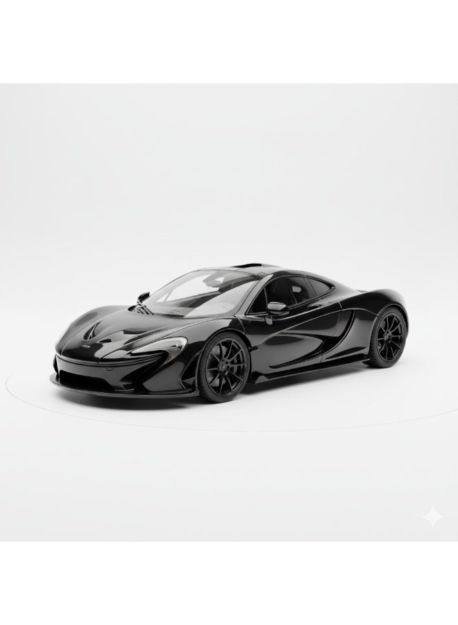 RASTAR McLaren P1 Die-Cast Model Car 1:43 Scale Black - Collectible Supercar Toy Vehicle - Image 1