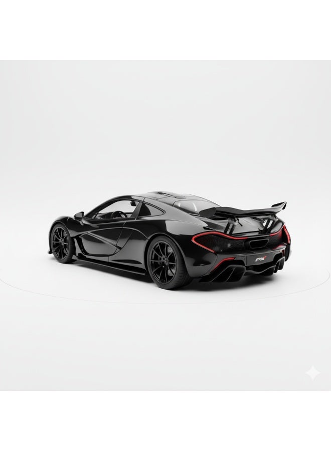 RASTAR McLaren P1 Die-Cast Model Car 1:43 Scale Black - Collectible Supercar Toy Vehicle - Image 2