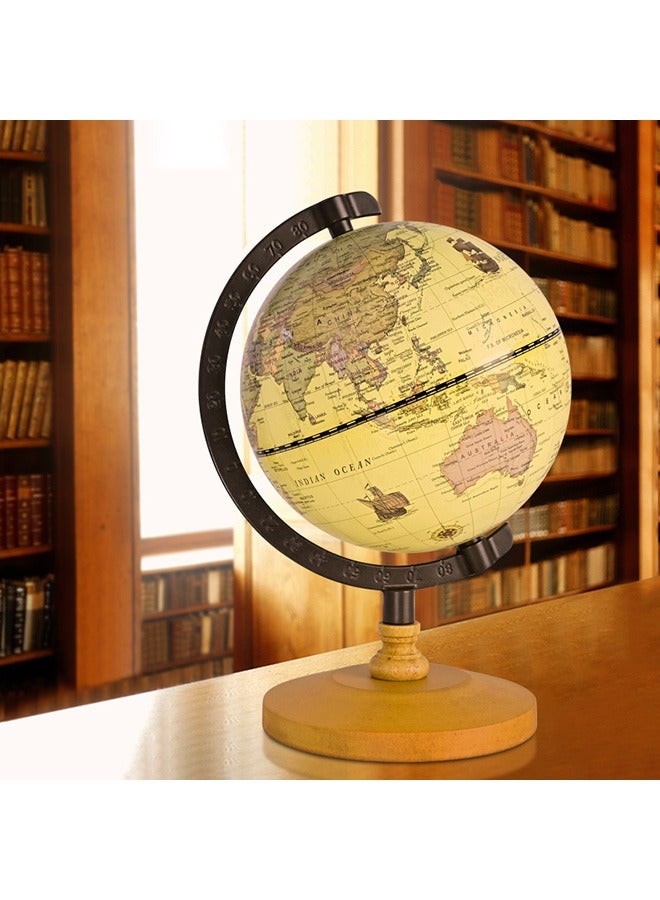 World Globe With Stand - Educational Learning Rotating Desktop Globe -  For Kids - Image 1
