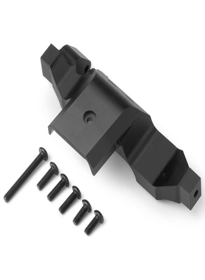 RCLIONS قاعدة تثبيت محرك من سبائك الألومنيوم من RCLIONS لقطع غيار سيارات الزحف TRX4 T4 1/10 RC (أسود) - Image 4