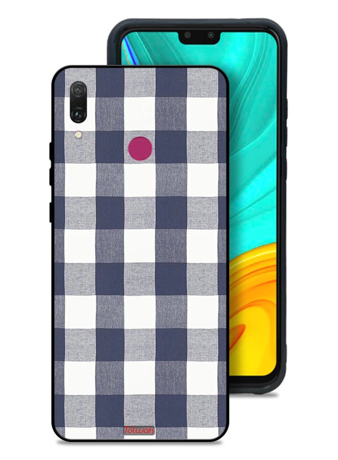 Tolwak Huawei Y9 (2019) Protective Case Cover Cloth Pattern - Image 1