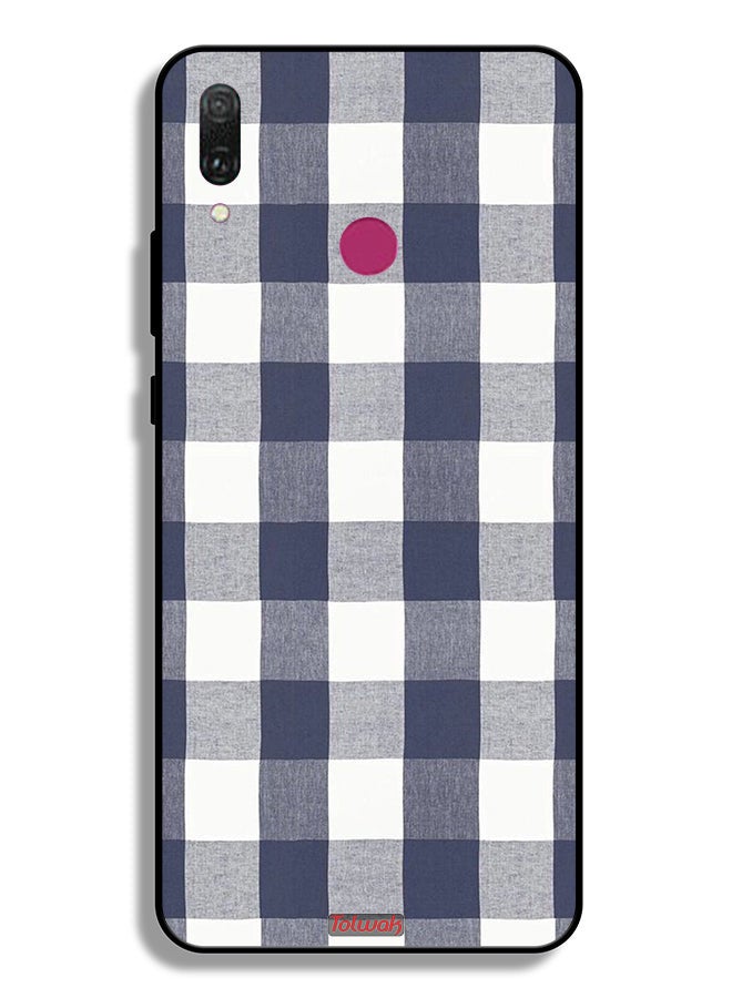 Tolwak Huawei Y9 (2019) Protective Case Cover Cloth Pattern - Image 2