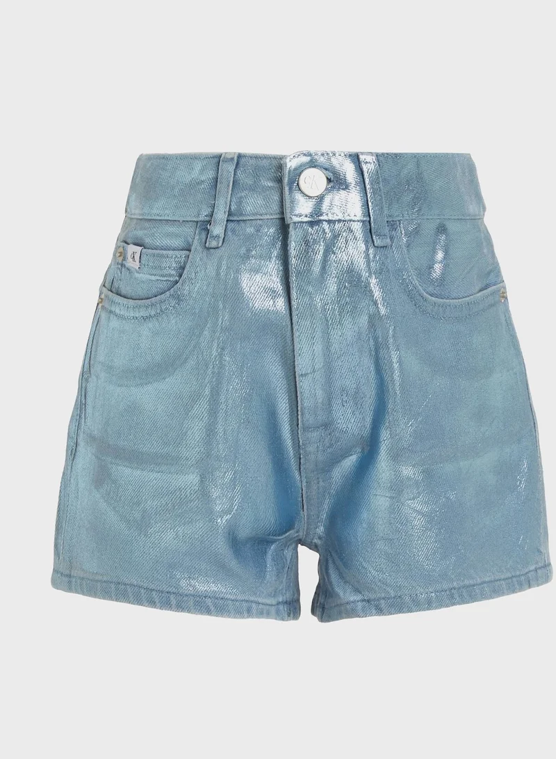 Calvin Klein Jeans Kids Denim Shorts