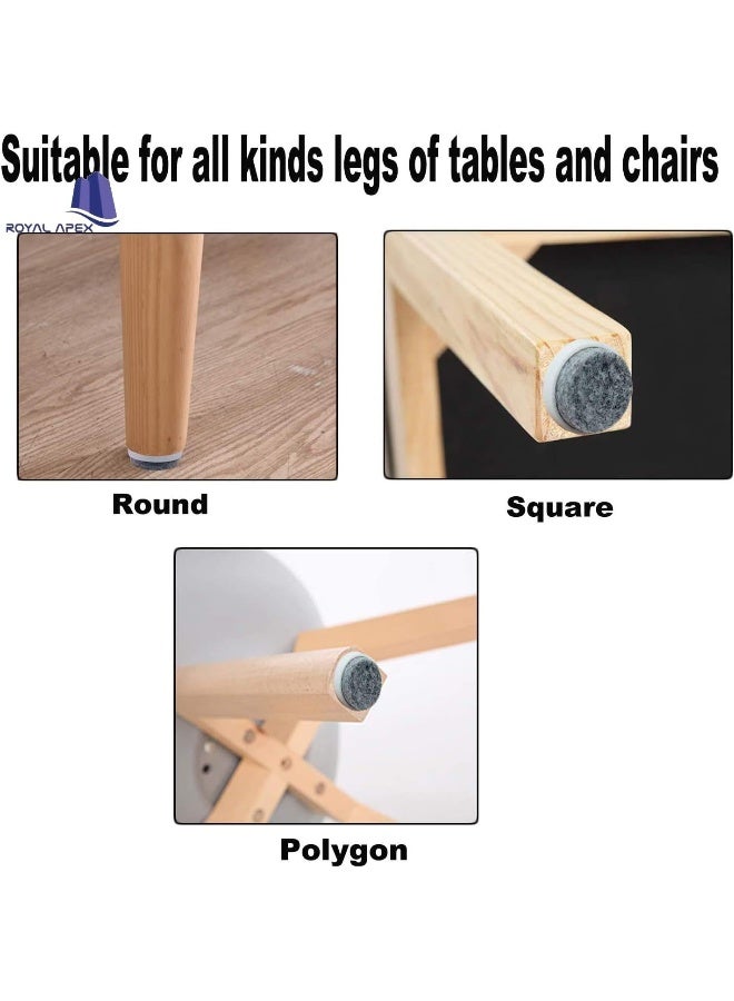 Royal Apex Round Heavy Duty Nail-On Anti-Sliding Felt Pad For Furniture Chair Table Leg Feet Floor Protectors  - Image 3