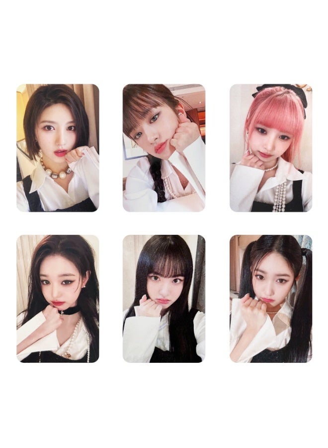 NIBEMINENT 6 Pcs Kpop IVE I’ve IVE SOUND WAVE Lomo Cards Card For Fans Collection Gifts - Image 1