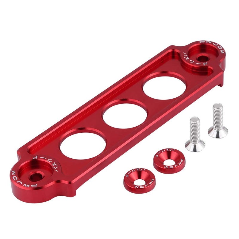 KIMISS Battery Hold Down Bracket for Honda CIVICCRX 19882000 Aluminum Alloy Battery Tie Down Bracket for Car Battery Mount Bracket Hold Lock Accessories