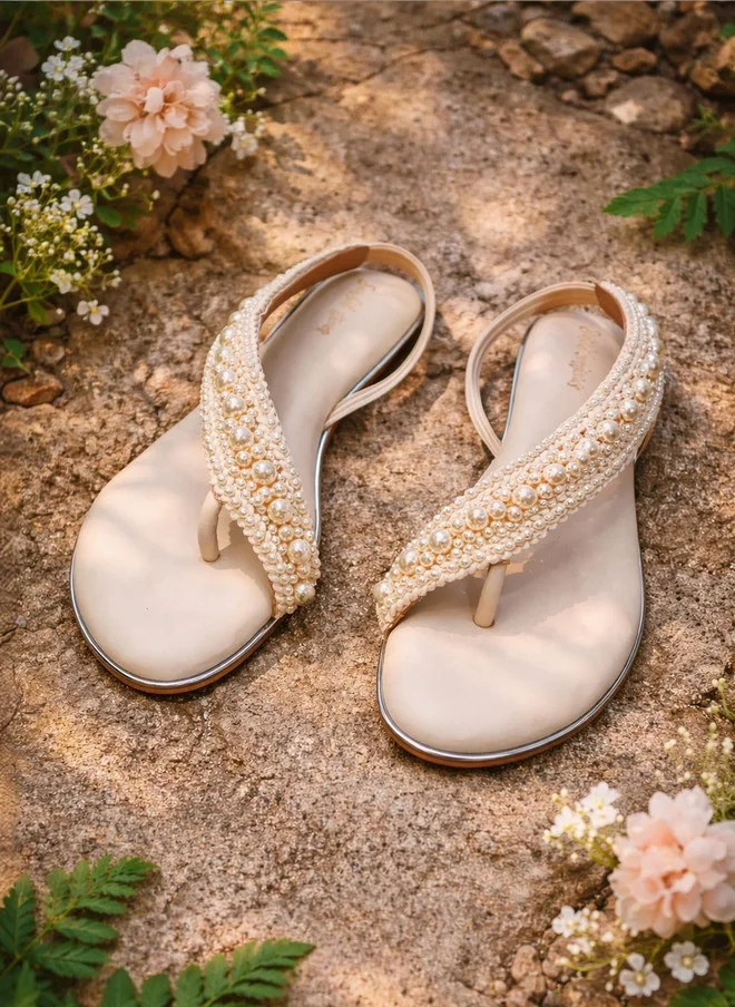 Sandal Stories SANDAL STORIES Women Gladiators Flats with Embellished Design