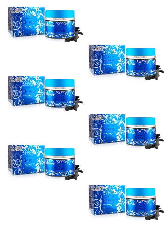 نبيل 6 قطع عود خواطر 60 جرام بخور - Image 1