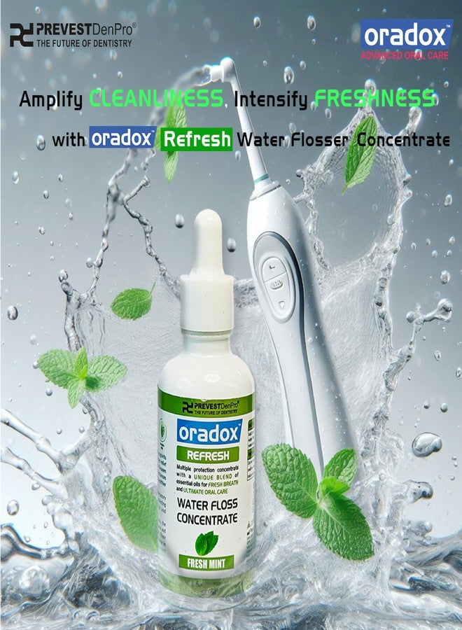 Oradox Refresh Water Floss Concentrate: Elevate Your Flossing Routine with Just 1ml for Comprehensive Oral Health Protection - Image 3