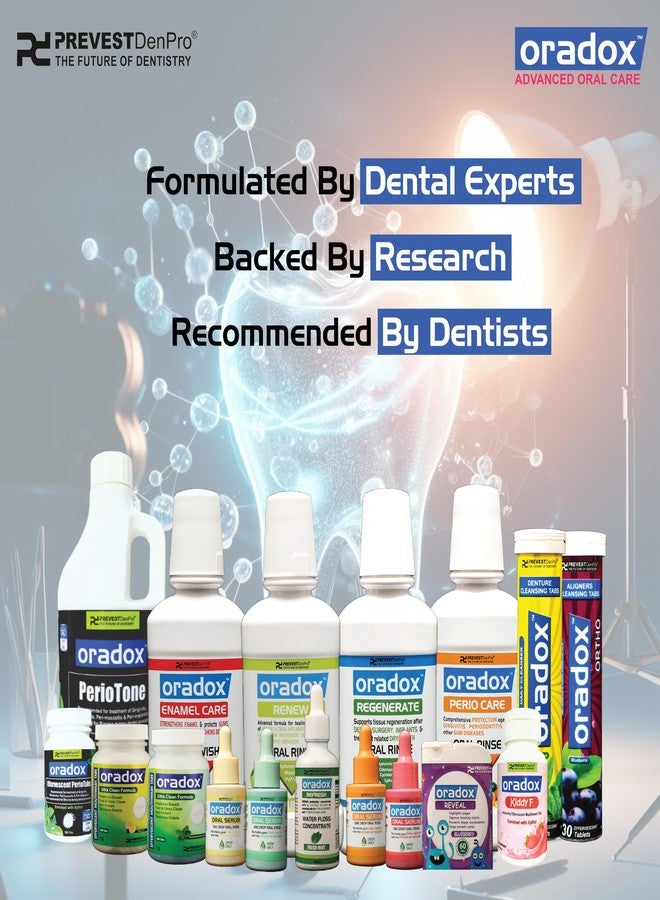 Oradox Refresh Water Floss Concentrate: Elevate Your Flossing Routine with Just 1ml for Comprehensive Oral Health Protection - Image 2