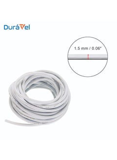 Duravel Duravel Electrical Cable Wire, White PVC Insulated, Round Flexible Power Cord (2 CORE 20 METER, 1.5 MM)  - Image 2