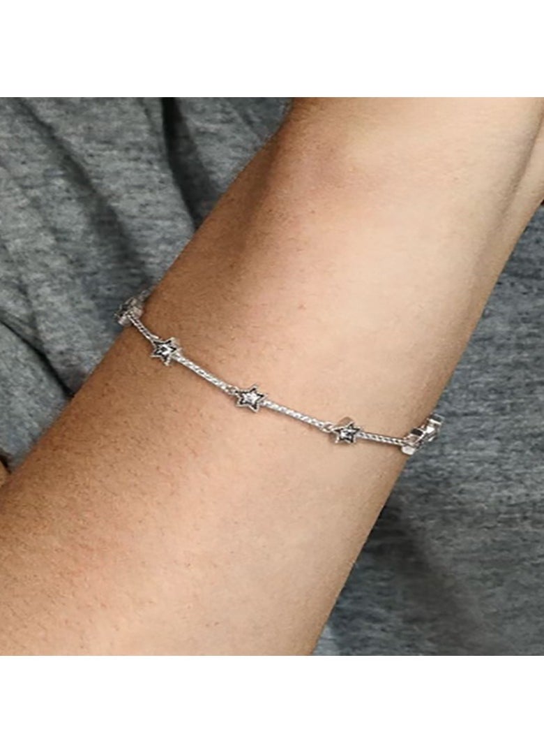 Pandora Violet Pandora Timeless Celestial Stars Bracelet for Women  - Image 3