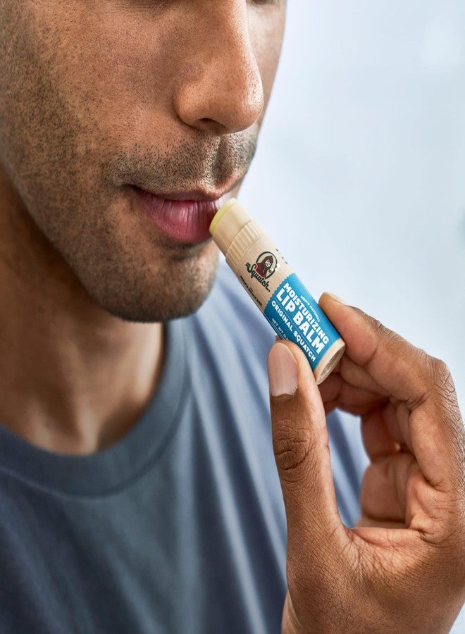 Dr. Squatch Natural Lip Balm for Men - Men’s Lip Care for Dry, Chapped Lips - Coconut Oil, Shea Butter & Beeswax - Original Squatch, Vanilla Bourbon, Coconut Cove, Wild Watermelon (0.25 oz, 4 Pack) - Image 4