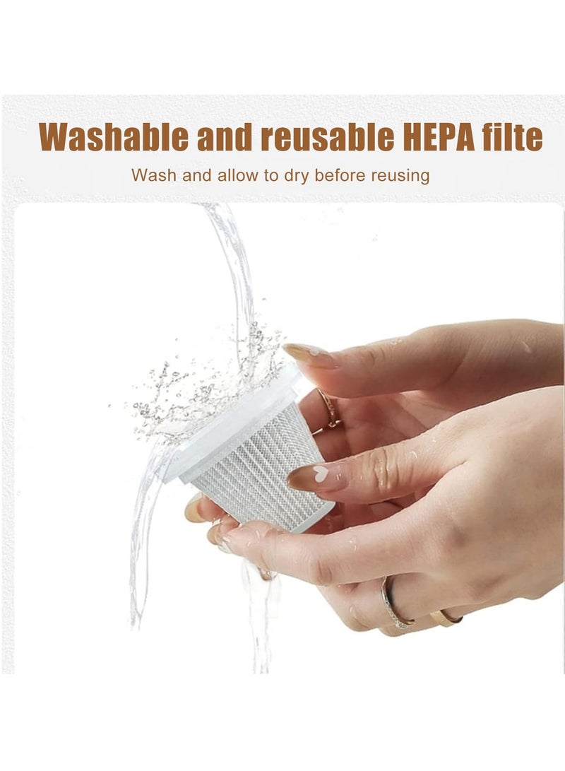 Hihonor Car Vacuum Cleaner - 150000RPM Powerful Handheld Portable Car Vacuum, 3 in 1 Keyboard Wireless Handheld Vacuum with Brushless Motor for Car,Office and Home Cleaning - Image 5