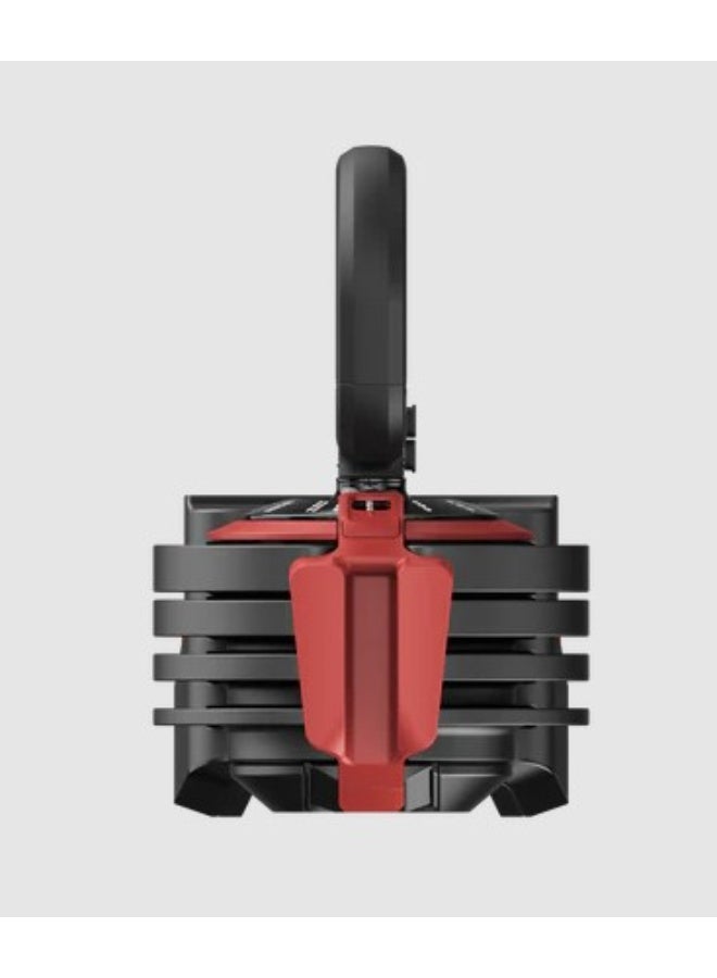 Kingsmith 24Kgs Adjustable Dumbbell FWAD241 | One-Hand Fast Adjustment | 3-24KG Weight Range | Secure Locking System | Save Space - Black/Red - Image 4
