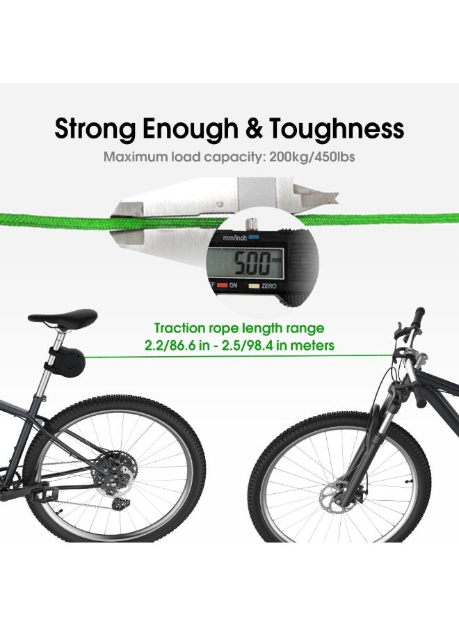 Bicycle Tow Rope Parent-Child Cycling Strap | Elastic Bike Towing Device for Mountain & Family Rides - Image 4