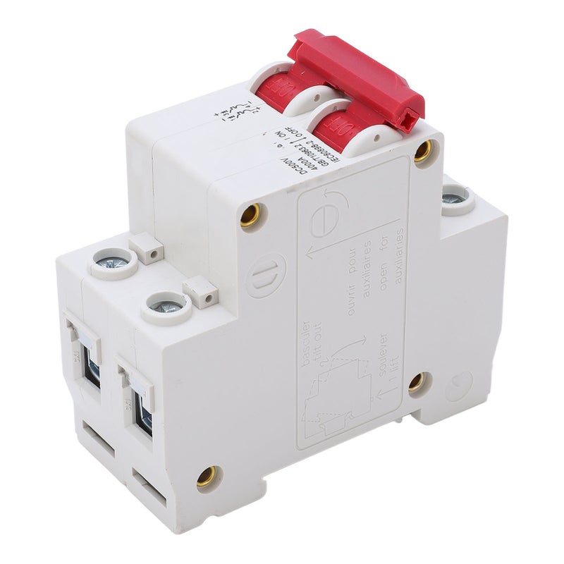 DC 500V Photovoltaic Circuit Breaker 2P Air Switch for Overload Short Circuit Protection 10A - Image 5