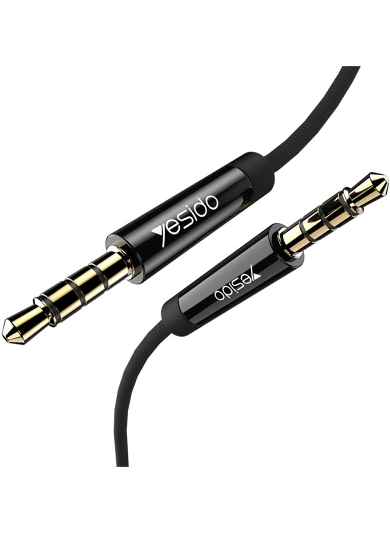 Yesido Audio Cable Jack 3.5mm to 3.5mm, 1Meter  - Image 1
