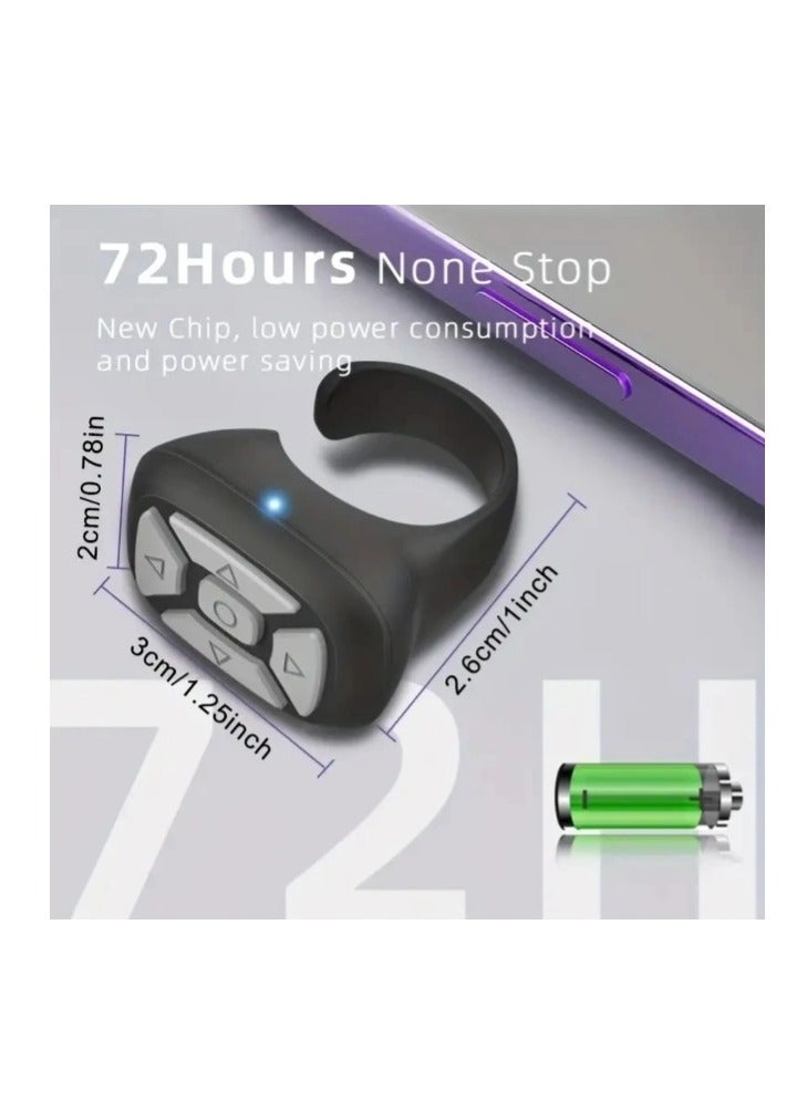 A smart remote control that works with Bluetooth to control browsing Tiktok and others, and also for remote photography  - Image 5