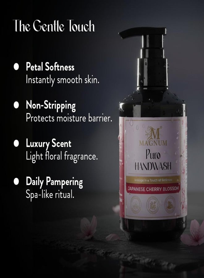 Magnum Puro Japanese Cherry Blossom Hand Wash - 300ml - Image 4