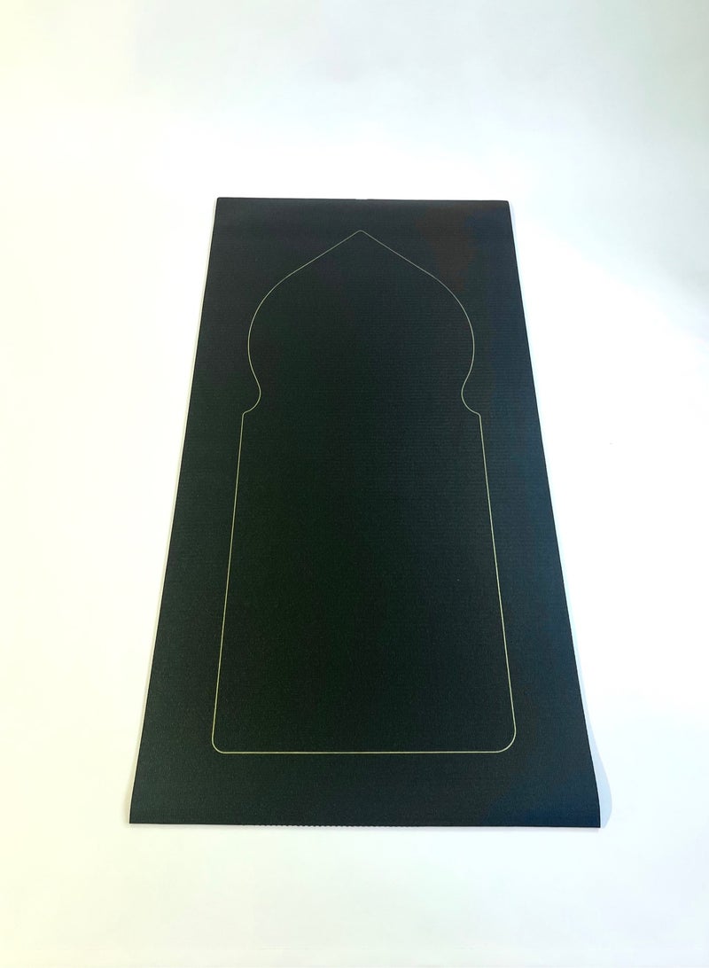 سبيل SABEEL سجادة صلاة بدعم للركبة وسميكة بسمك 5 مم - لون أسود - Image 3