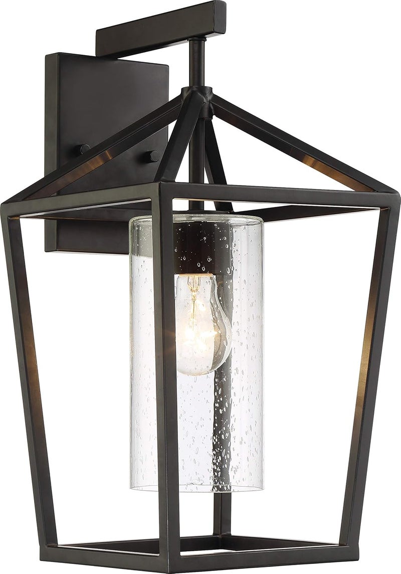 Nuvo NUVO 606593 Hopewell Lighting Fixture 1Lt Large Lantern Matte Black  - Image 1