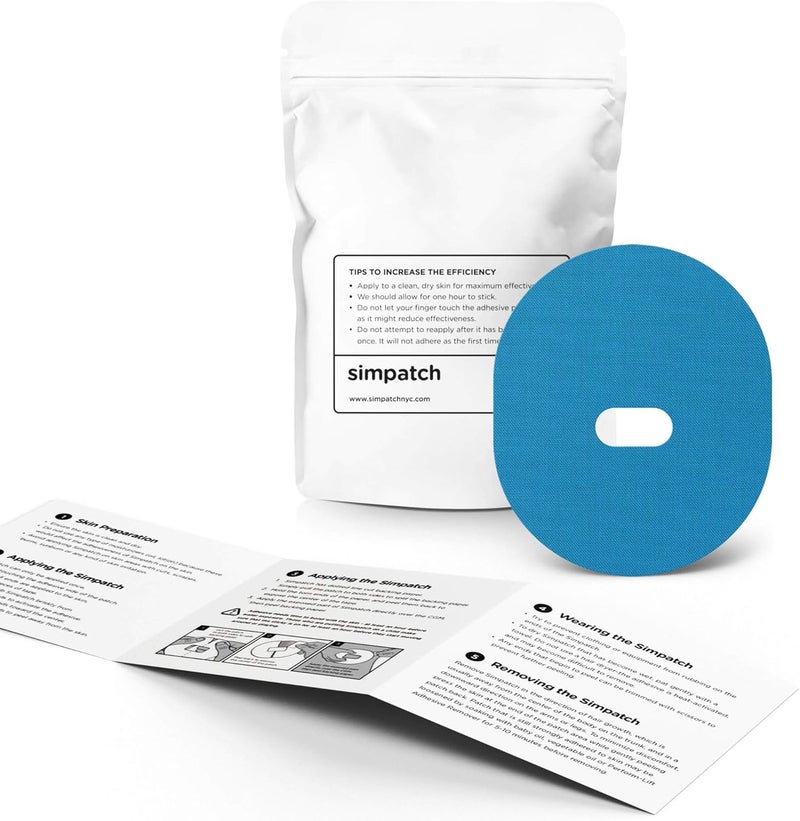 SIMPATCH Guardian, Enlite Adhesive Patch (25-Pack) – Waterproof Adhesive, CGM Patches (Blue) - Image 2