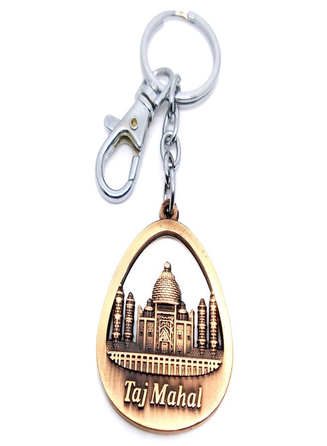 Get Fatang India Taj Mahal Double Sided Keychain Incredible India Collection (Copper Antique) - Image 4