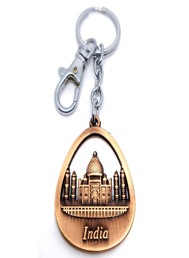 Get Fatang India Taj Mahal Double Sided Keychain Incredible India Collection (Copper Antique) - Image 3
