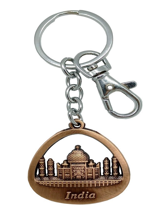 Get Fatang India Taj Mahal Double Sided Keychain Incredible India Collection (Copper Antique) - Image 1