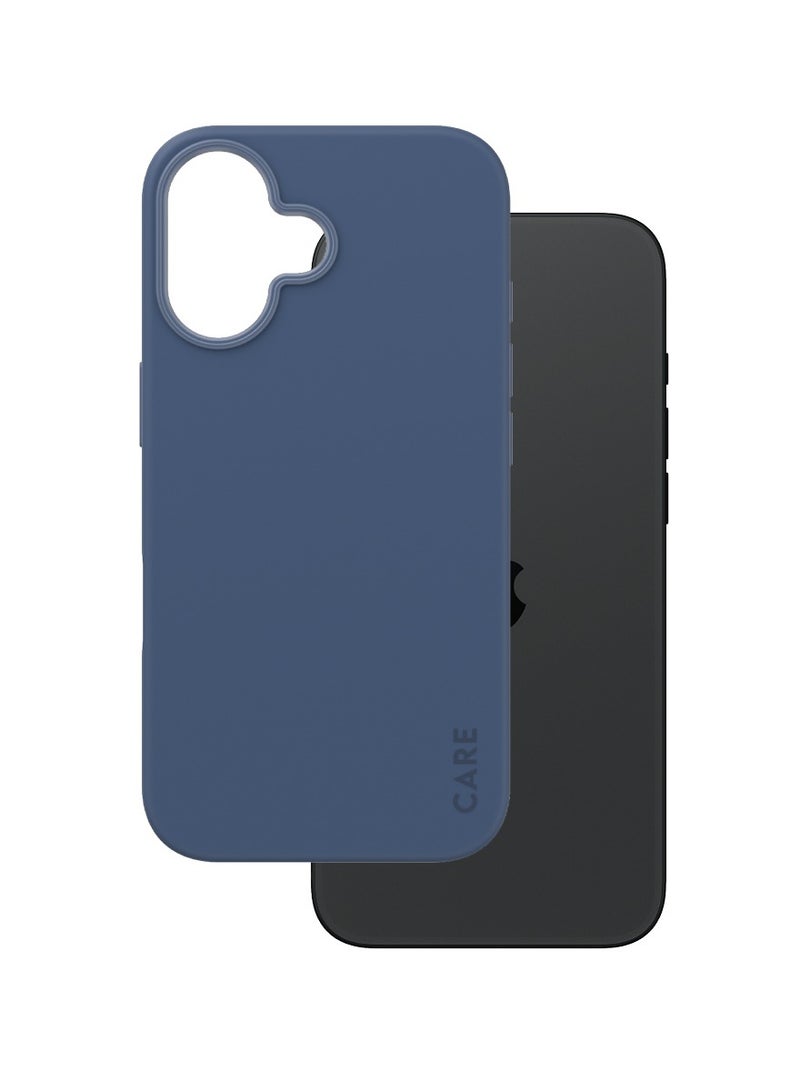 PanzerGlass CARE by PanzerGlass® Phone Case for Apple iPhone 16 Blue Slim Design, Fashion Elegant Look, Enhanced Camera Protection, Recycled Materials, Seamless MagSafe Compatibility - Image 2