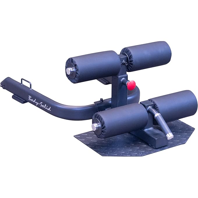 Body Solid (GSS50) ADJUSTABLE SISSY SQUAT BENCH FOR HOME GYM WORKOUT, LEG EXERCISE MACHINE, GRAY - Image 2