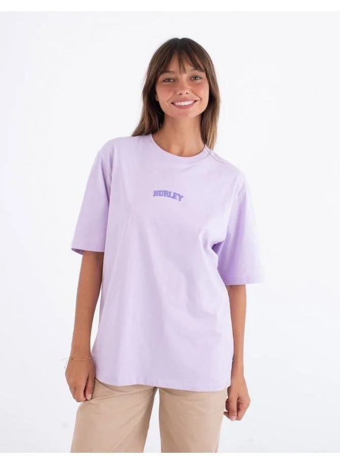 هارلي تي شيرت فضفاض بياقة دائرية