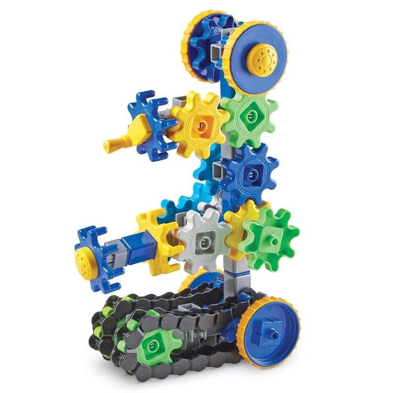 Learning Resources Learning Resources Gears! Gears! Gears! Treadmobiles Building Set, STEM Toys, Develops Early Engineering Skills, 108 Pieces, Ages 5+ - Image 5